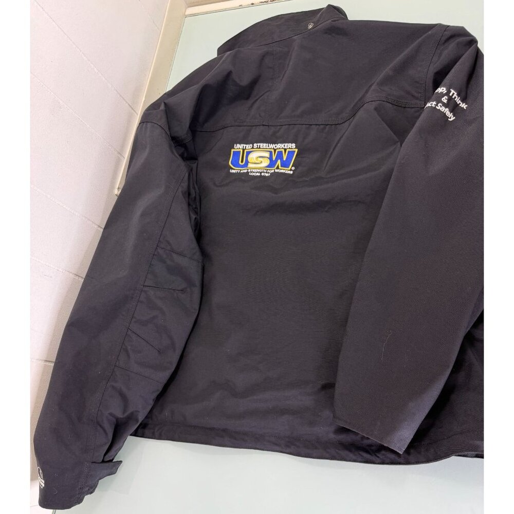 Carhartt J162 Shoreline Waterproof Jacket Men’s 2XL United Steelworkers No Hood - Picture 2 of 13